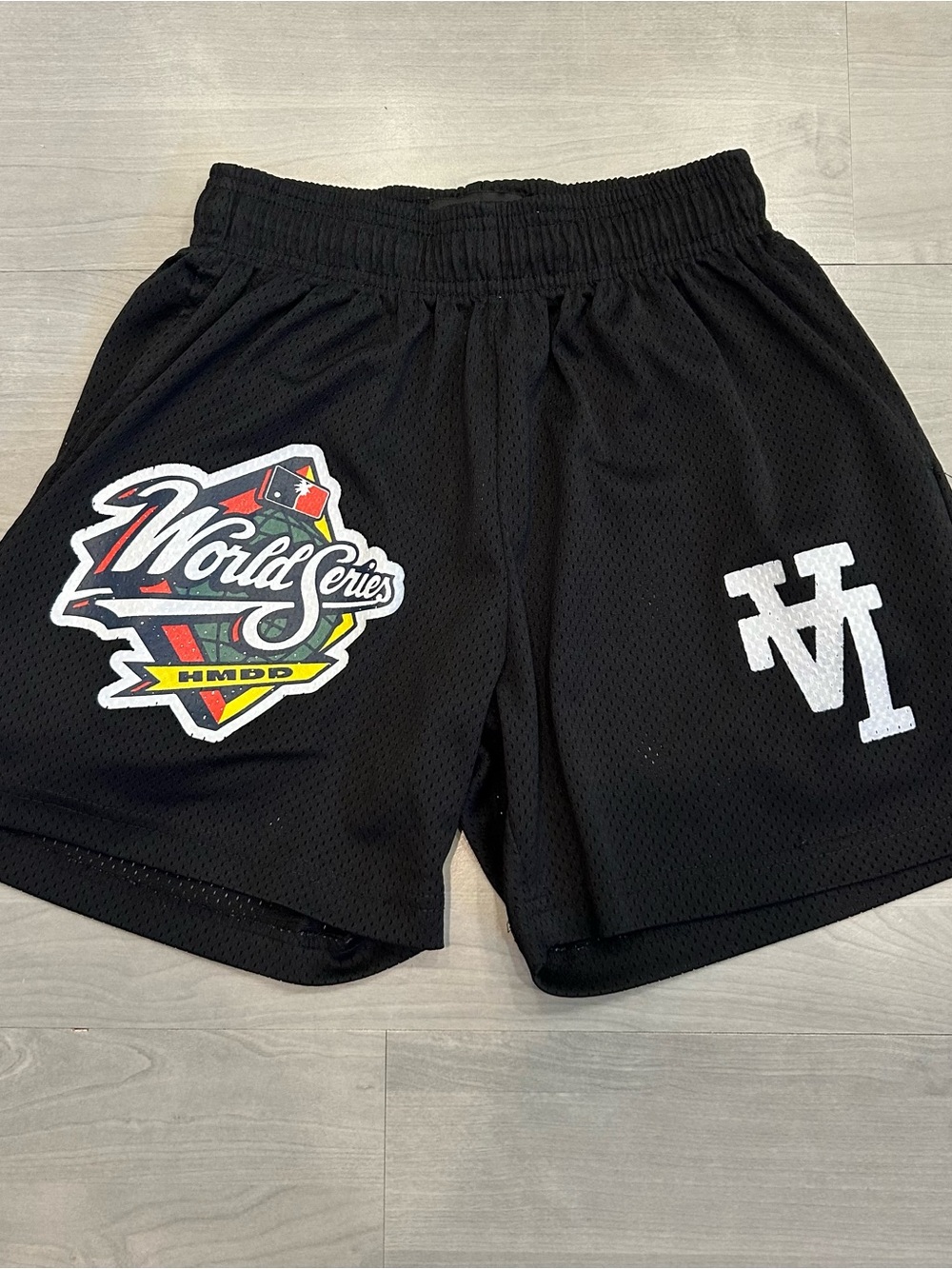 HMDD World Series LA Mesh Shorts Black Men’s Small Happy Memories Don’t Die